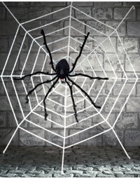 Unbranded Gruesome Horror - Deluxe Spider with White Web