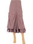 Gypsy-inspired skirt.