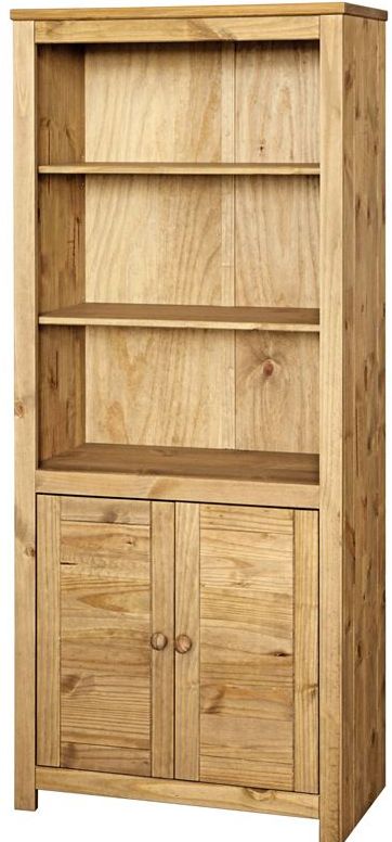 Unbranded Hacienda Pine 2 door bookcase