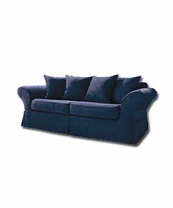 Hailsham Blue Large Sofa