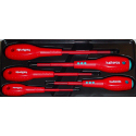 Insulated screwdrivers for live working up to 1000 volts Comfort grip handles designed for