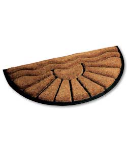 A heavy duty and absorbent coir in a sturdy rubber