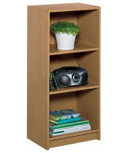 Unbranded Half Width Small Extra Deep Oak Finish Bookcase