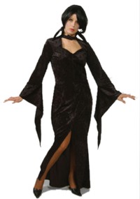 The Quintessential Halloween Vamp Dress. It has all the elements required for a stunning Horror