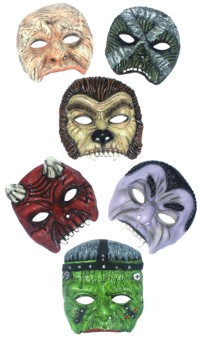 Halloween Horror 1/2 Mask