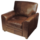 Halo Soho Mocca leather armchair furniture