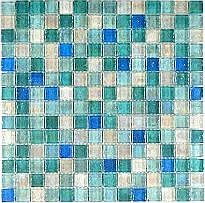 Create a luxurious feature in your home with Hammered Pearl Aqua MosaicThis green blue and white mosaic is ideal for giving a modern twist to the average kitchen or bathroomThis mosaic has a lovely delicate pearl finish which has a stunning reflectiv