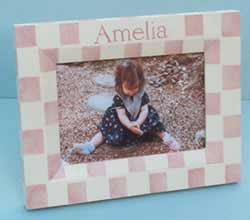 Unbranded Hand Decorated Personalised Girl` Photo Frame