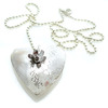 Unbranded Handcrafted Puff Heart Pendant by Posh Totty
