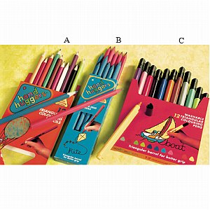 Easy to grip colouring crayons - One of a range of Handhuggers that have been specially designed to