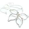 Unbranded Handmade Wire Flower Necklace by Posh Totty