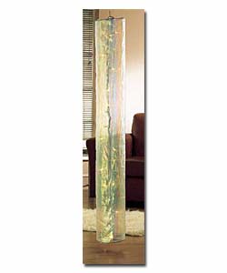 Shimmering fabric tube containing a single chain of 20 fairy lights giving a soft lighting effect