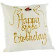 The `Happy 90th Birthday` handpainted silk pillow is of exceptional quality and standard making