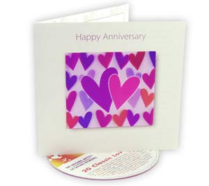 Unbranded Happy Anniversary - CD and 3D Greeting Card