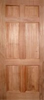 Unbranded Hardwood Colonial 6 Panel Dowel 78x30