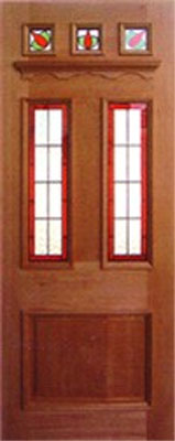 Unbranded Hardwood Front Door Bisterne 80x32