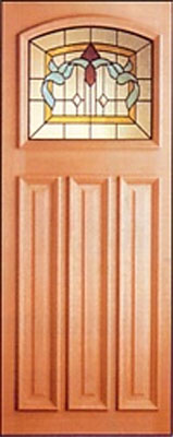 Unbranded Hardwood Front Door Edinburgh 78x30