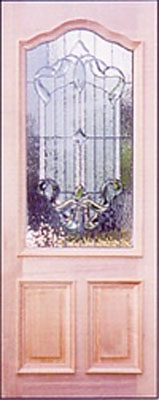 Unbranded Hardwood Front Door Hampshire 78x30