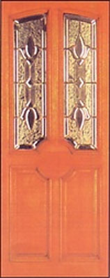Unbranded Hardwood Front Door Lincoln Sapphire 78x30
