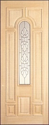 Unbranded Hardwood Front Door Portland 78x30