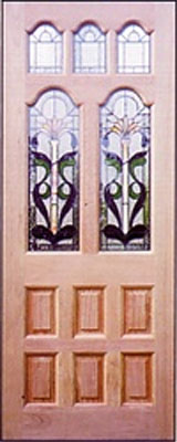 Unbranded Hardwood Front Door Westcliffe 78x30