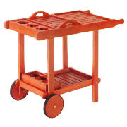Add style and convenience to your garden with this garden drinks trolley. Made from a durable hardwo