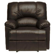 Unbranded Harlowe Leather Recliner Armchair, Black