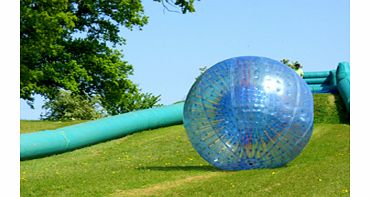 Dont let the lush countryside south of Macclesfield fool you, this experience is far from peaceful! You will be placed in a 12-foot inflatableZorb with a mere three feet separating you from the ground, and once safely strapped into your harness you 