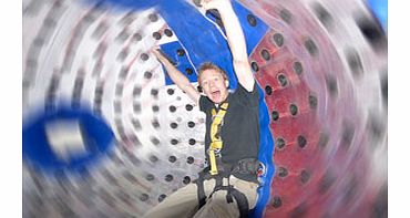 HarnessZorbing is the exciting new thrill where participants are secured in the inner pod of a 12 foot inflatableZorb before throwing themselves at the mercy of gravity and rolling down a hill. Have a go at this fast-paced adventure as you and a fr