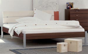 The new range of Hasena beds are made to fit into modern day living . The Regina has the following