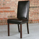 Havana Brown low back dining chair furniture