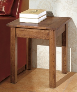 Unbranded Havana Oak Side Table - Dark