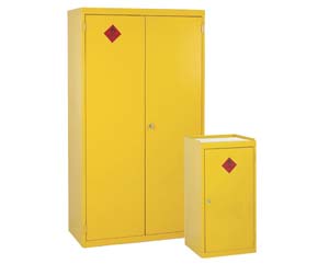 Unbranded Hazardous steel cupboards