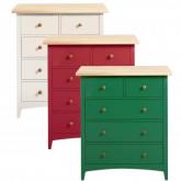 Unbranded Heartland 5 Drawer Chest Warm Red