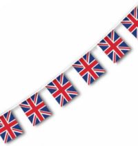 Unbranded Heavy Duty Flag Bunting: Great Britain 7m