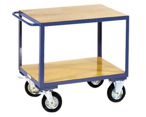 Unbranded Heavy duty wood deck trolley