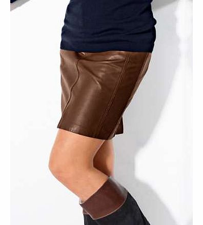 Unbranded Heine Nappa Leather Skirt