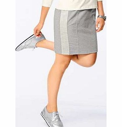 Unbranded Heine Shimmer Effect Jersey Skirt