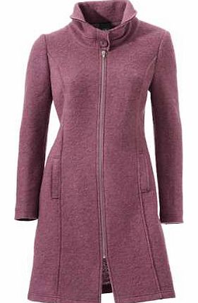Ensure a flattering finish with this beautifully designed coat. In a soft, warm wool mix with stand-up collar, single button, zip fastening and 2 diagonal pockets. Heine Coat Features: Washable 75% Wool, 25% Polyester Length approx. 90 cm (35 ins)