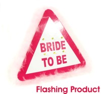 Hen Party: Bride To Be Brooch Flashing