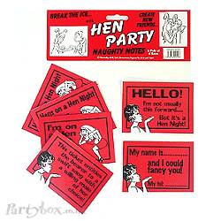 Hen Party Notes - Pack of 36