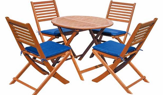 Upgrade your hard wooden chairs to comfortable seats with this 2 pack of Windsor navy chair cushions. 100% cotton cover. 100% polyester filling. Size H39. W42. D5cm. Manufacturers 2 year guarantee. EAN: 6510185.