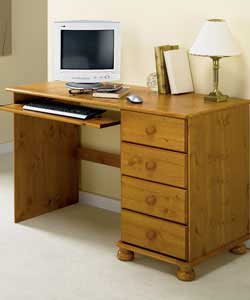 Assembled size (H)74, (W)120, (D)56.5cm.Solid pine furniture (excluding backs and drawer bases) with