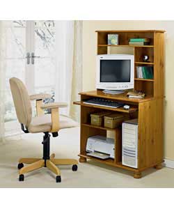 Size (H)141, (W)83, (D)46cm.Solid pine furniture (excluding backs and drawer bases) with turned feet