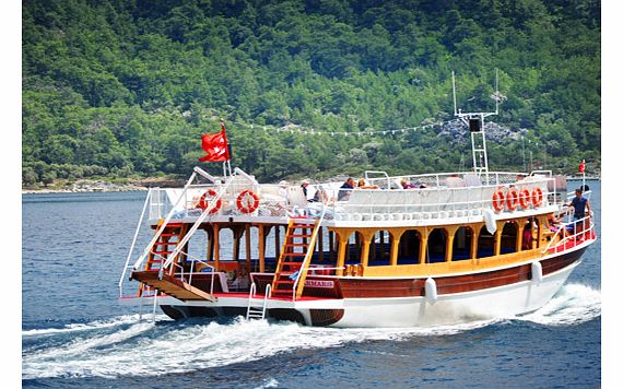 Hisaronu All Inclusive Boat Trip - from Marmaris - Intro The whole family will love this all-inclusive Hisaronu boat trip during which youll visit islands untouched by tourism beautiful secluded bays where you can snorkel and swim in the warm azure A