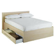 Unbranded Holborn 2 Drawer Storage Bed, Maple Finish