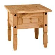 This lamp table from the Honduras range will add a rustic feel to your room. This solid pine table h