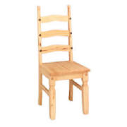 These chairs are from the Honduras range in waxed finish, rustic, solid pine and matching black meta