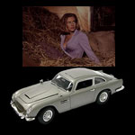 We are delighted to offer this extra special version of the Aston Martin DB5 signed by `Pussy