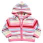 * A colourful knited Zip Through Jumper * Hooded t